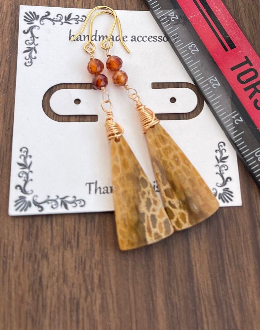 アニマルシリーズ·͜· ︎︎パームウッドのピアスチャーム☆