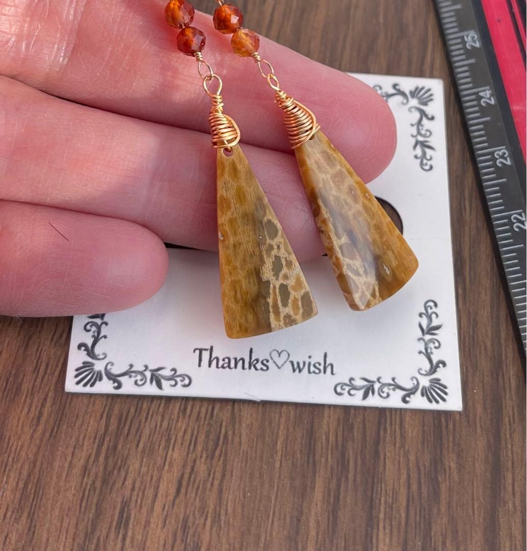 アニマルシリーズ·͜· ︎︎パームウッドのピアスチャーム☆