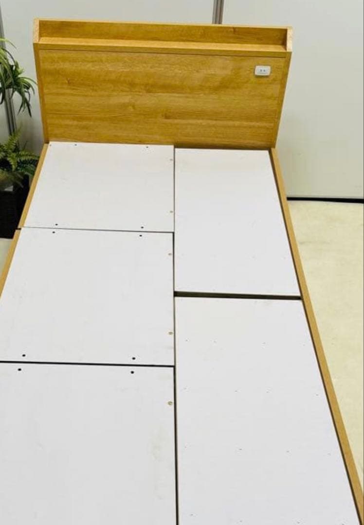 シングルベッドフレームとマットレスセット