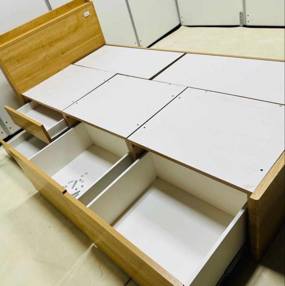 シングルベッドフレームとマットレスセット