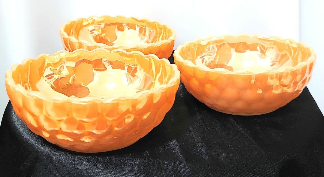 ファイヤーキング アンカーホッキング ピーチラスター フルーツボウル バブル3つ