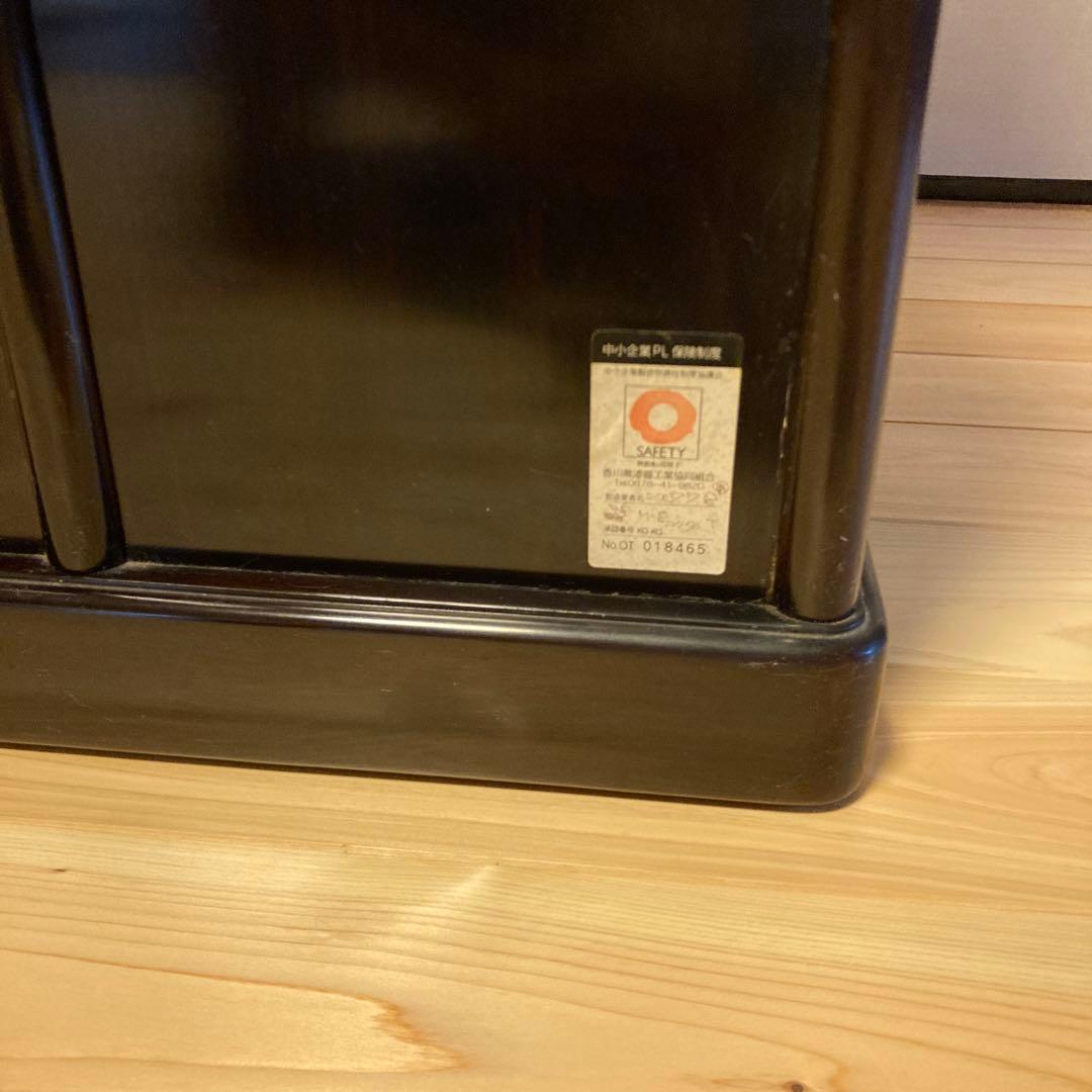 黒檀　飾り棚　レトロ　和室　茶棚