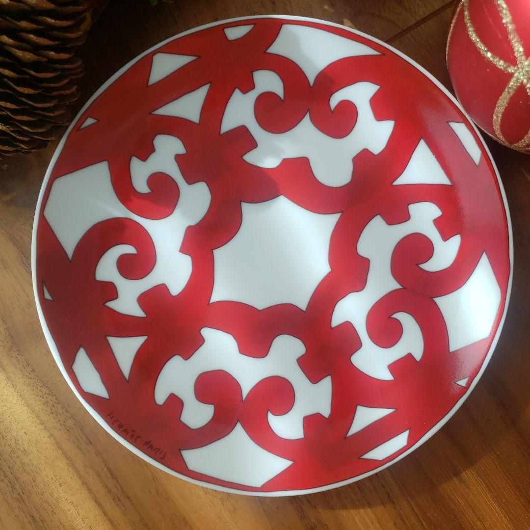 HERMES♡クリスマスプレート2枚セット