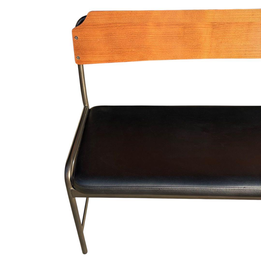 【極美品】unico ウニコ HOXTONベンチ イス レザー