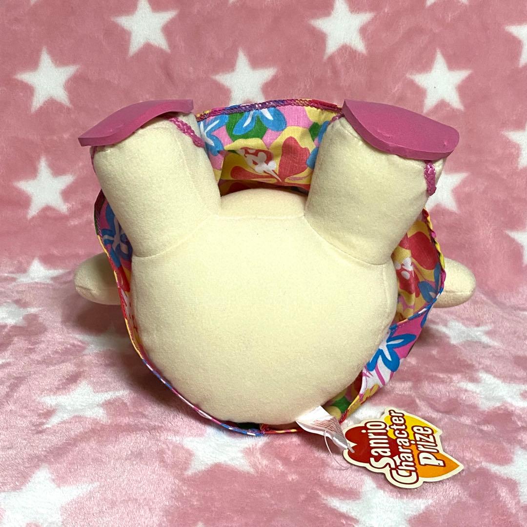 ハローキティ ハイビスカス キティ ぬいぐるみ 薄黄 サンリオ 非売品