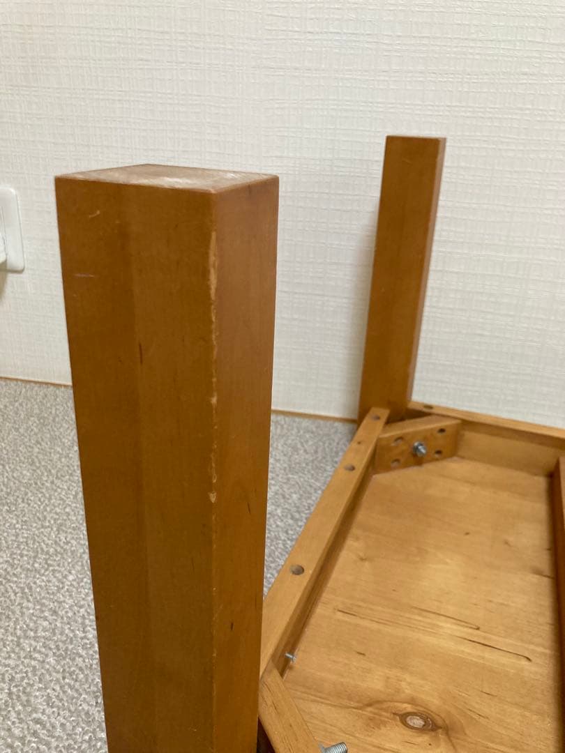 無印良品　廃盤品　ローテーブル　天然木120cm✕60cm✕40