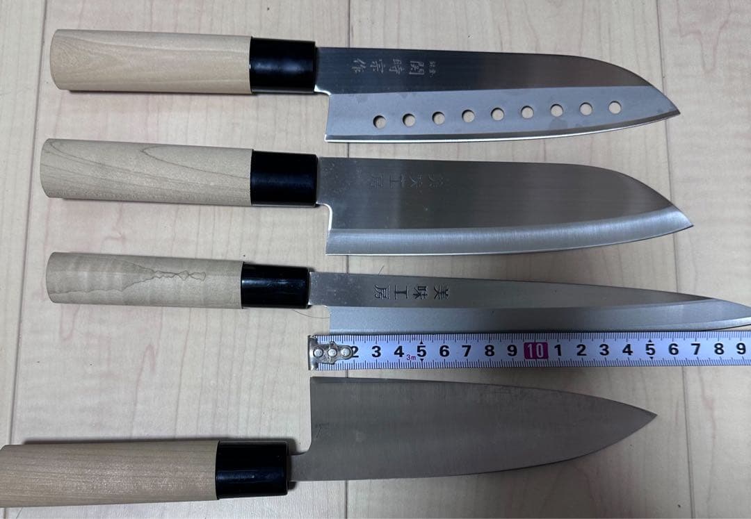 包丁セット ステンレス製 4点セット