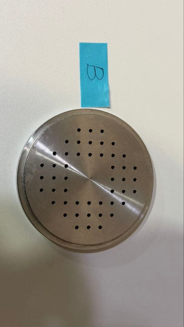 オホーツク物流製　製麺機生粉打ち名人用の絞り出しノズル　3枚セット　B