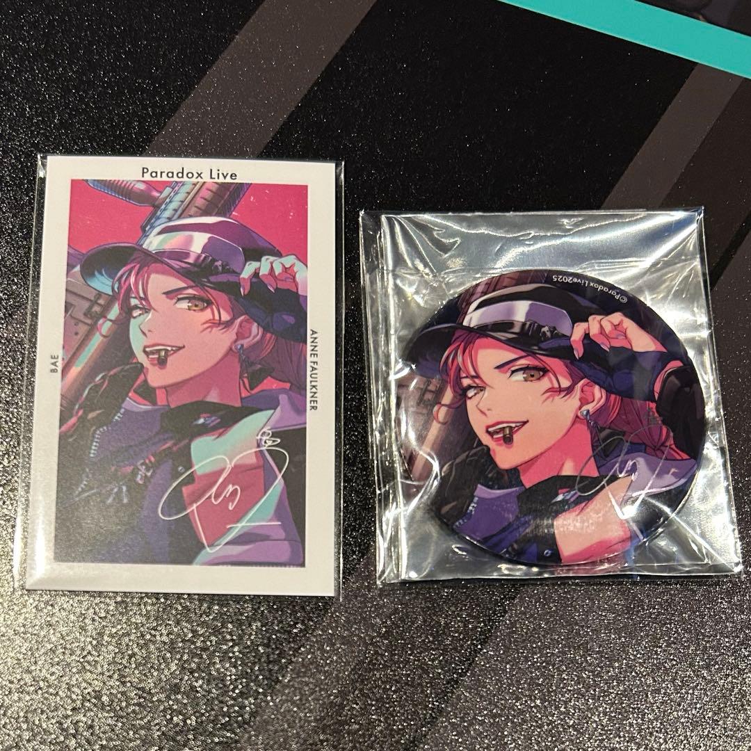 ParadoxLive パラライ 6周年 アン Gプリ サイン 缶バッジ - メルカリ