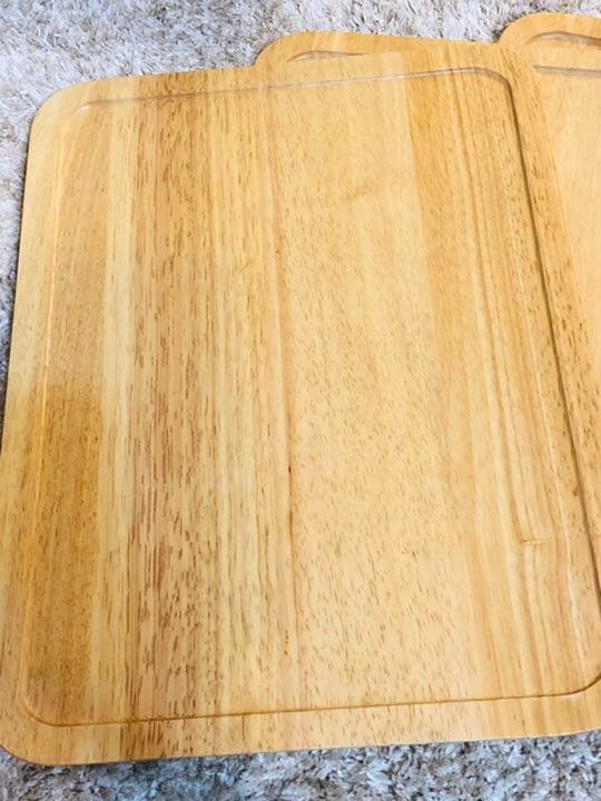 【新品】トレイマット　ウッドトレイ　4枚セット