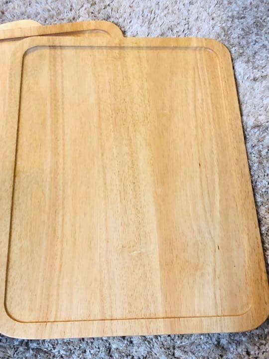 【新品】トレイマット　ウッドトレイ　4枚セット