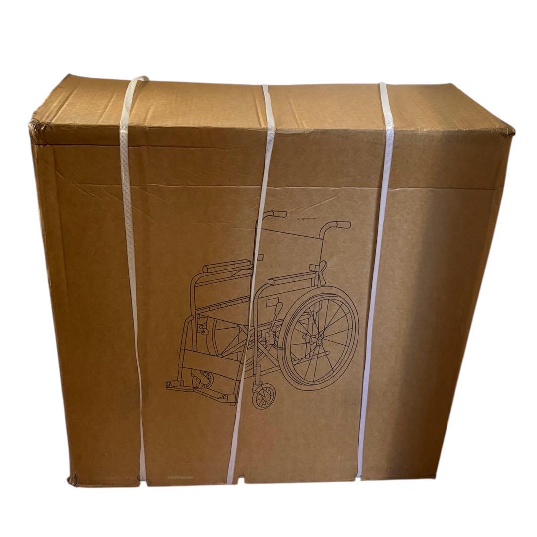 介助型車椅子 車いす 折り畳み式 軽い車椅子 簡易 軽量 持ち運び ブルー