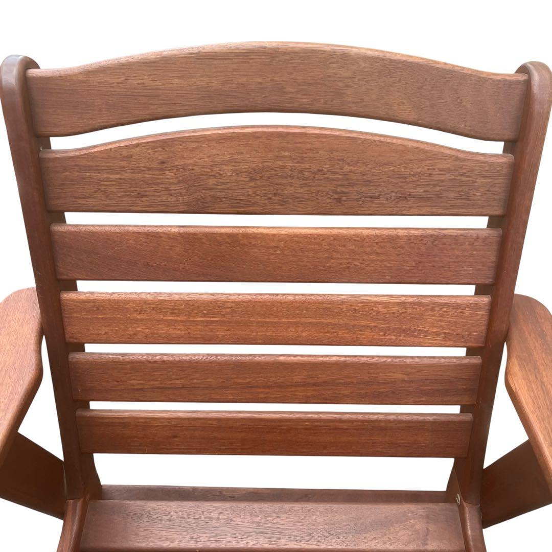 ガーデンチェア　ウッドチェア　デッキチェア　無垢材　チーク材　木製　庭