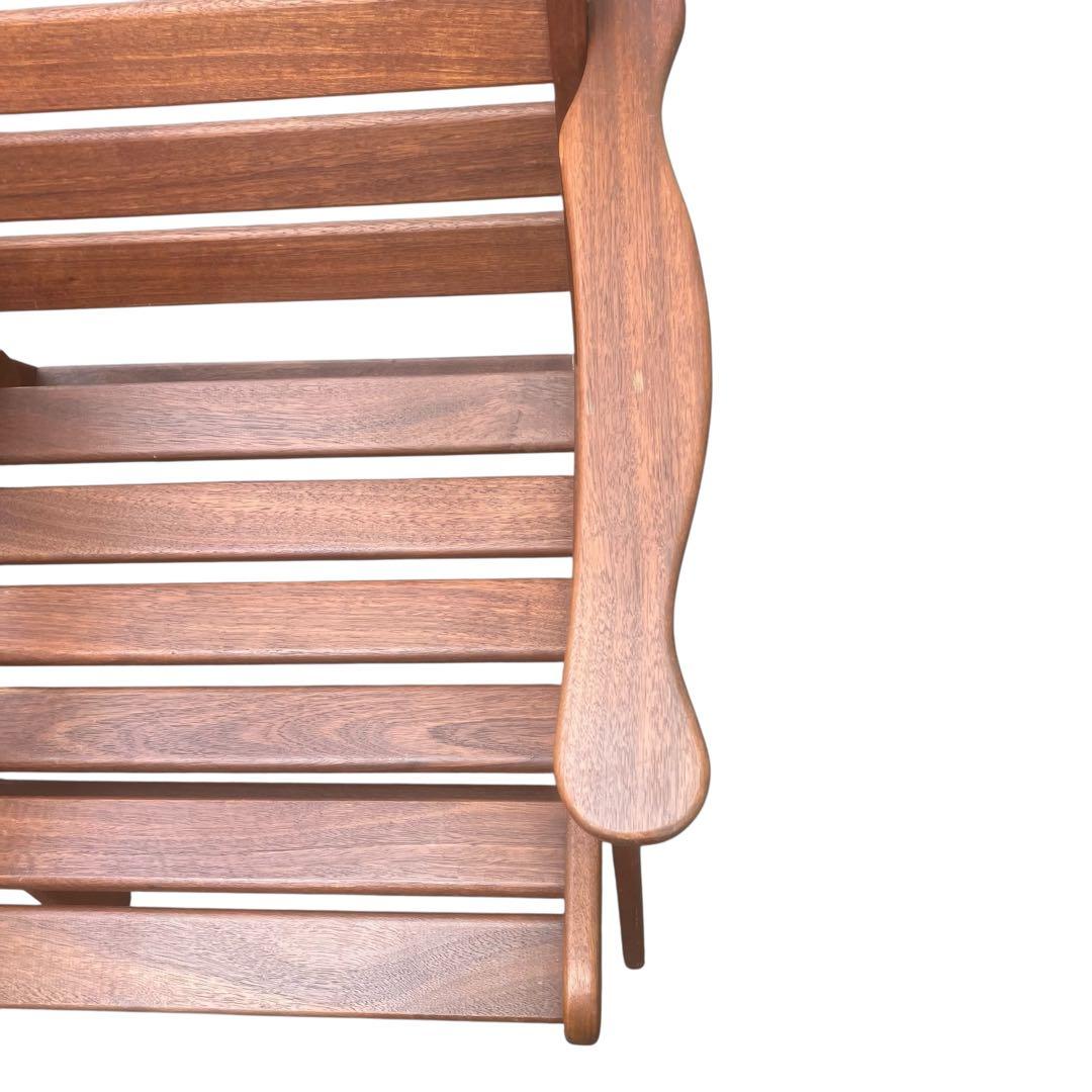 ガーデンチェア　ウッドチェア　デッキチェア　無垢材　チーク材　木製　庭