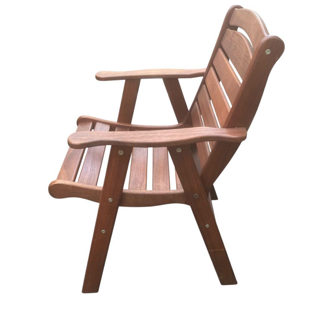 ガーデンチェア　ウッドチェア　デッキチェア　無垢材　チーク材　木製　庭