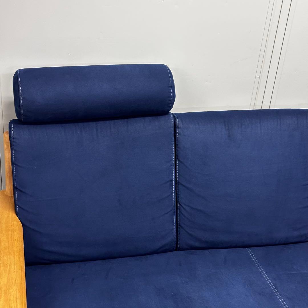 ∞送料込！設置対応◎大塚家具 浜本工芸 S-3950 3人掛けソファ