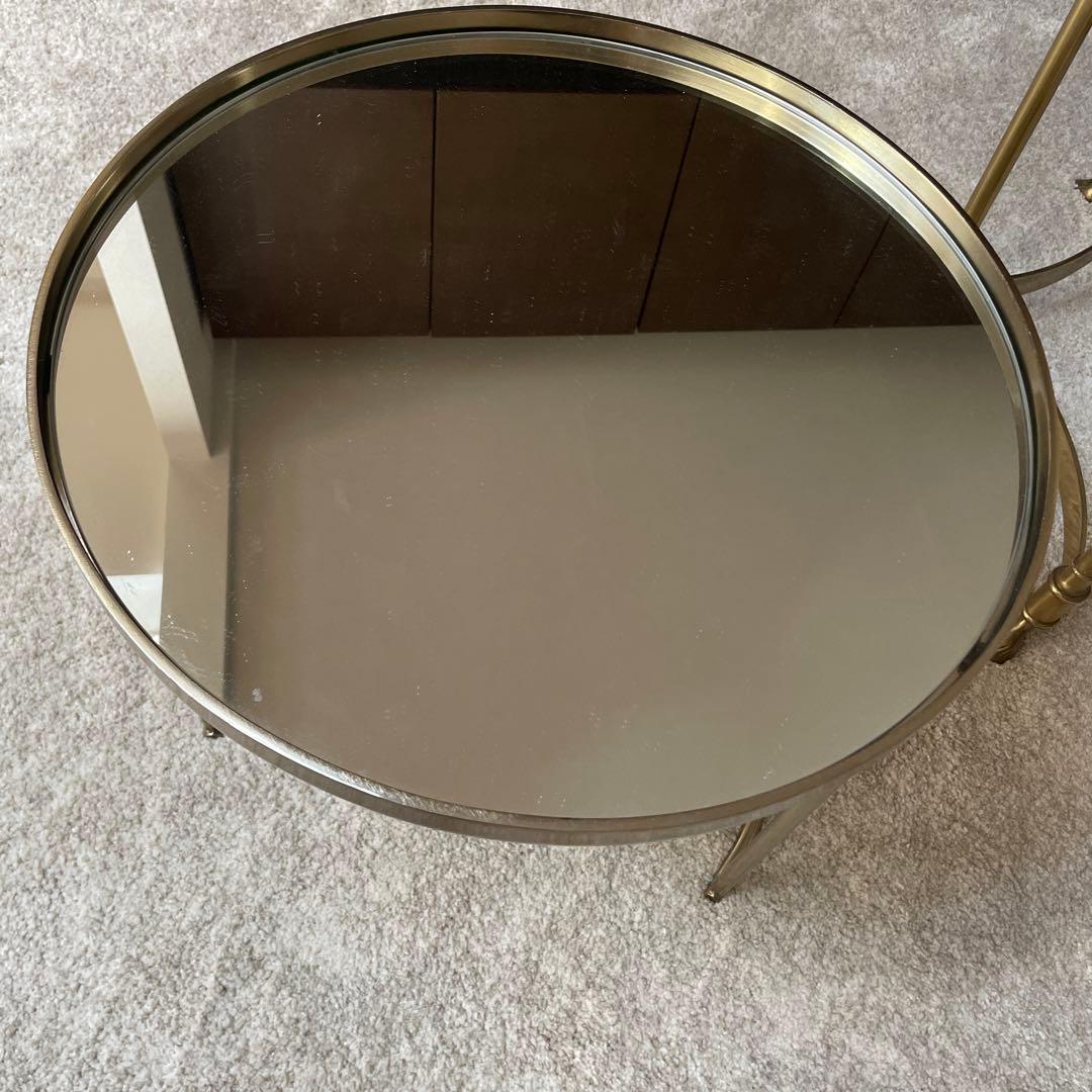 ZARA  ガラステーブル サイドテーブル ゴールド ザラホーム ロー