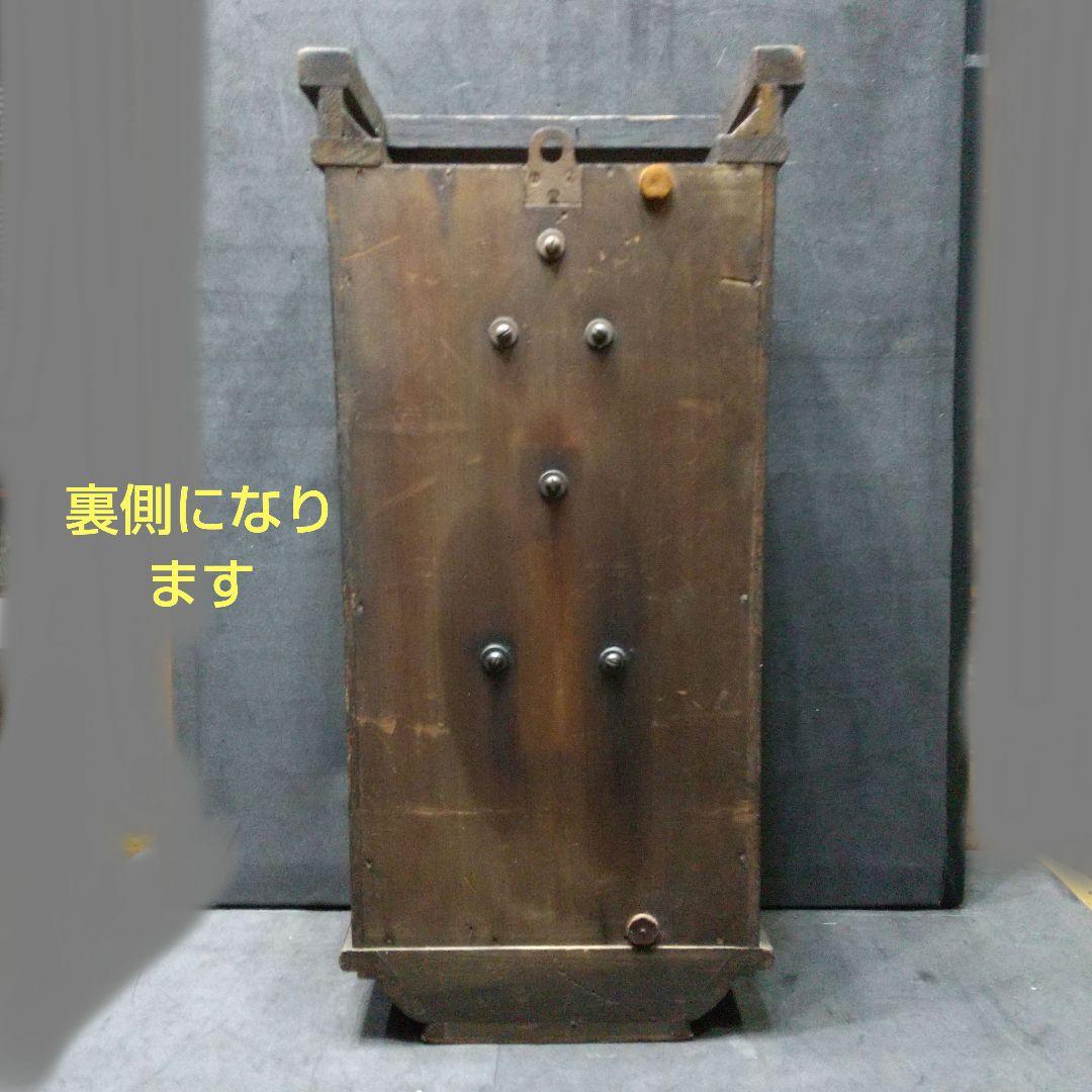 昭和レトロ 柱時計 振り子時計 高さ56cm 稼働品 状態良好