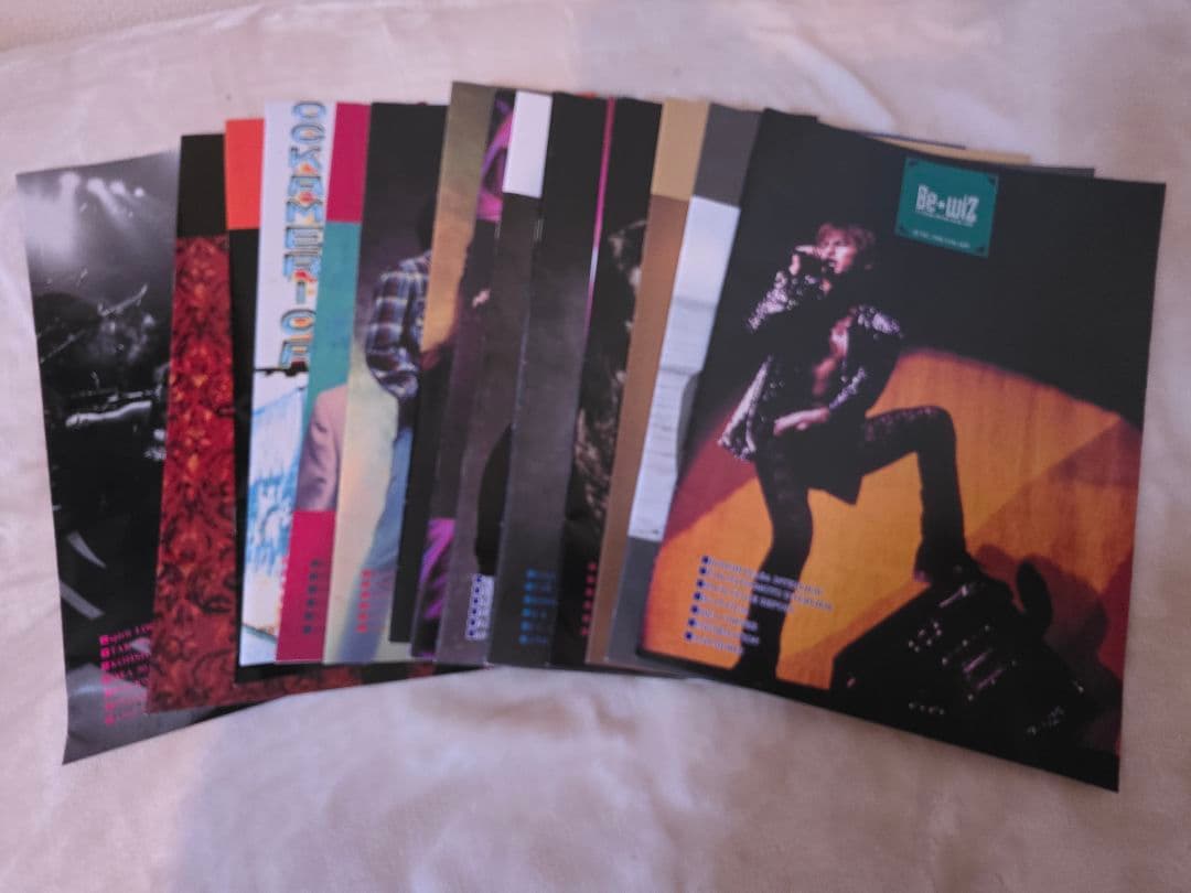 B'z '90年代会報誌、ジグソーパズル、カード、コンサートチケット