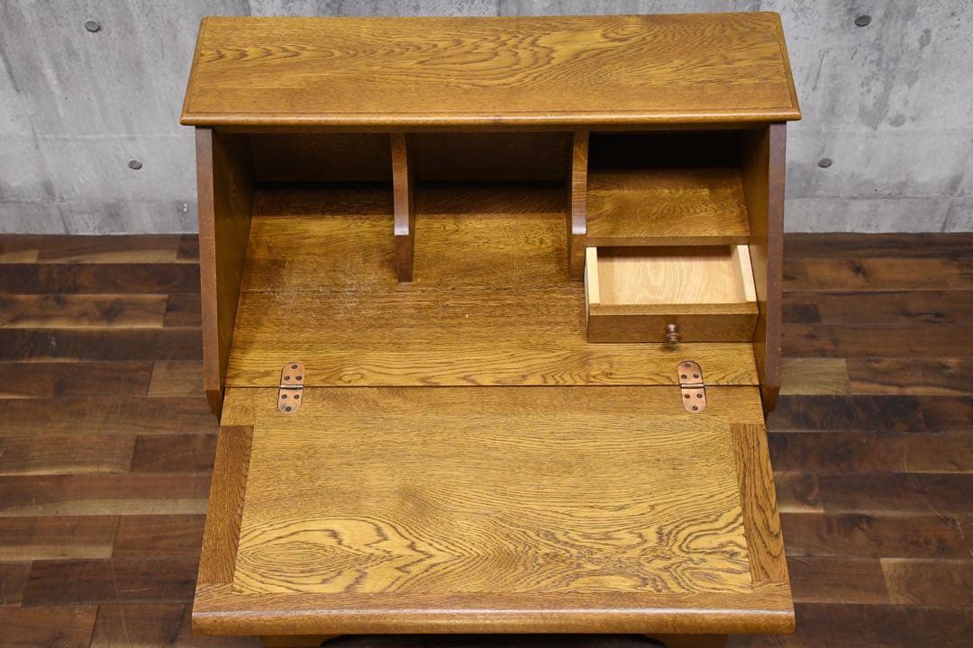 EDC54 えぞインテリア/えぞ民芸家具 ライティングビューロー 敏音知シリーズ