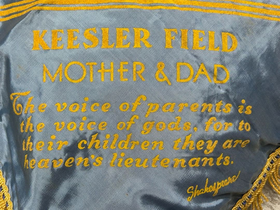 40s ビンテージ スーベニア クッション アンティーク雑貨 USAF 米軍