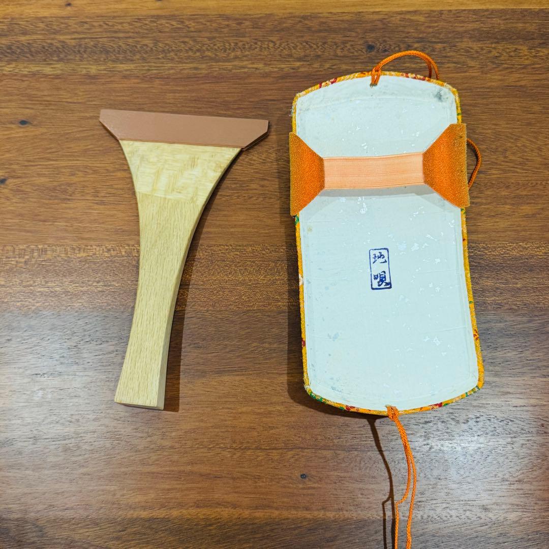 高級 三味線 中棹 紅木 丸打ち胴 ケース付き