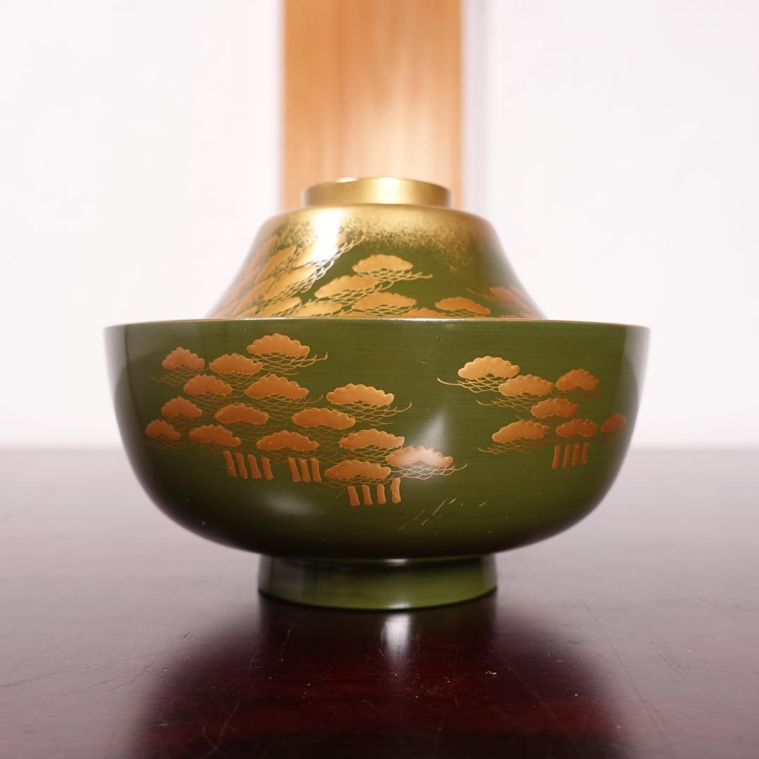 江戸時代後期の蒔絵師 橘屋浅野友七 一富士二鷹三茄子図 蒔絵 吸物椀 10客