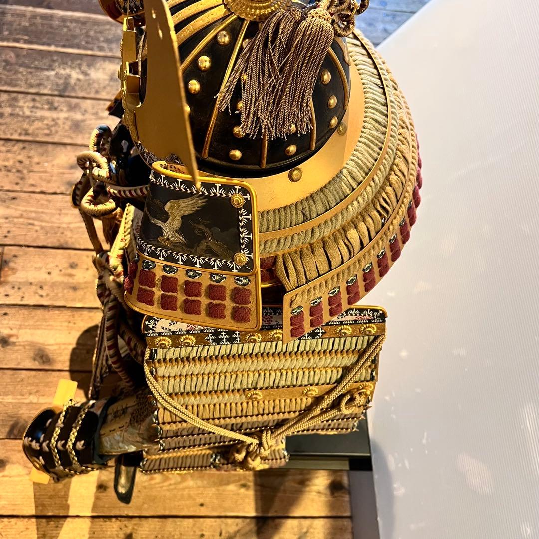 子供着用鎧　将　延享　景光作　兜　置物　五月人形　初節句　大きいサイズ