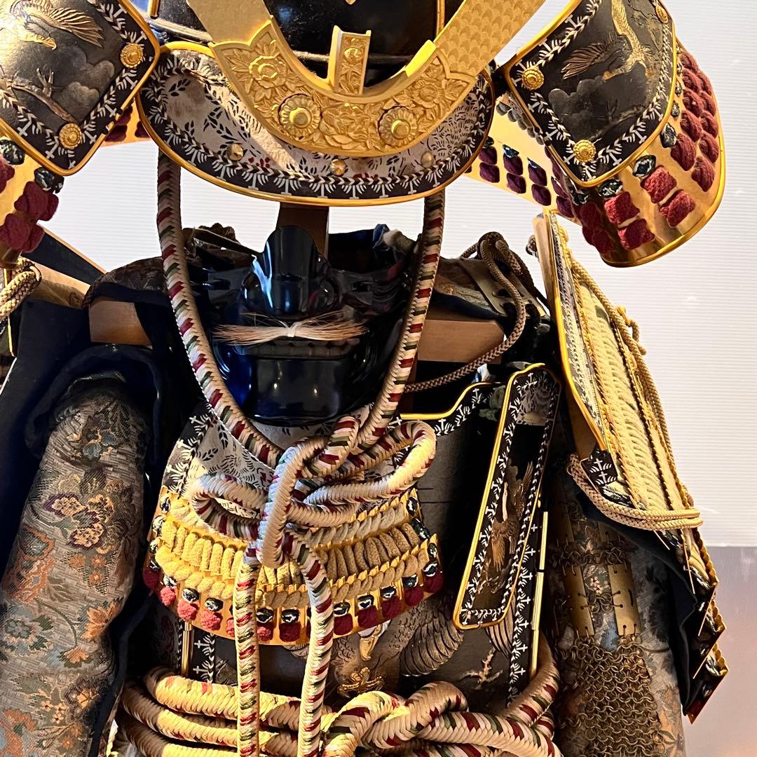 子供着用鎧　将　延享　景光作　兜　置物　五月人形　初節句　大きいサイズ
