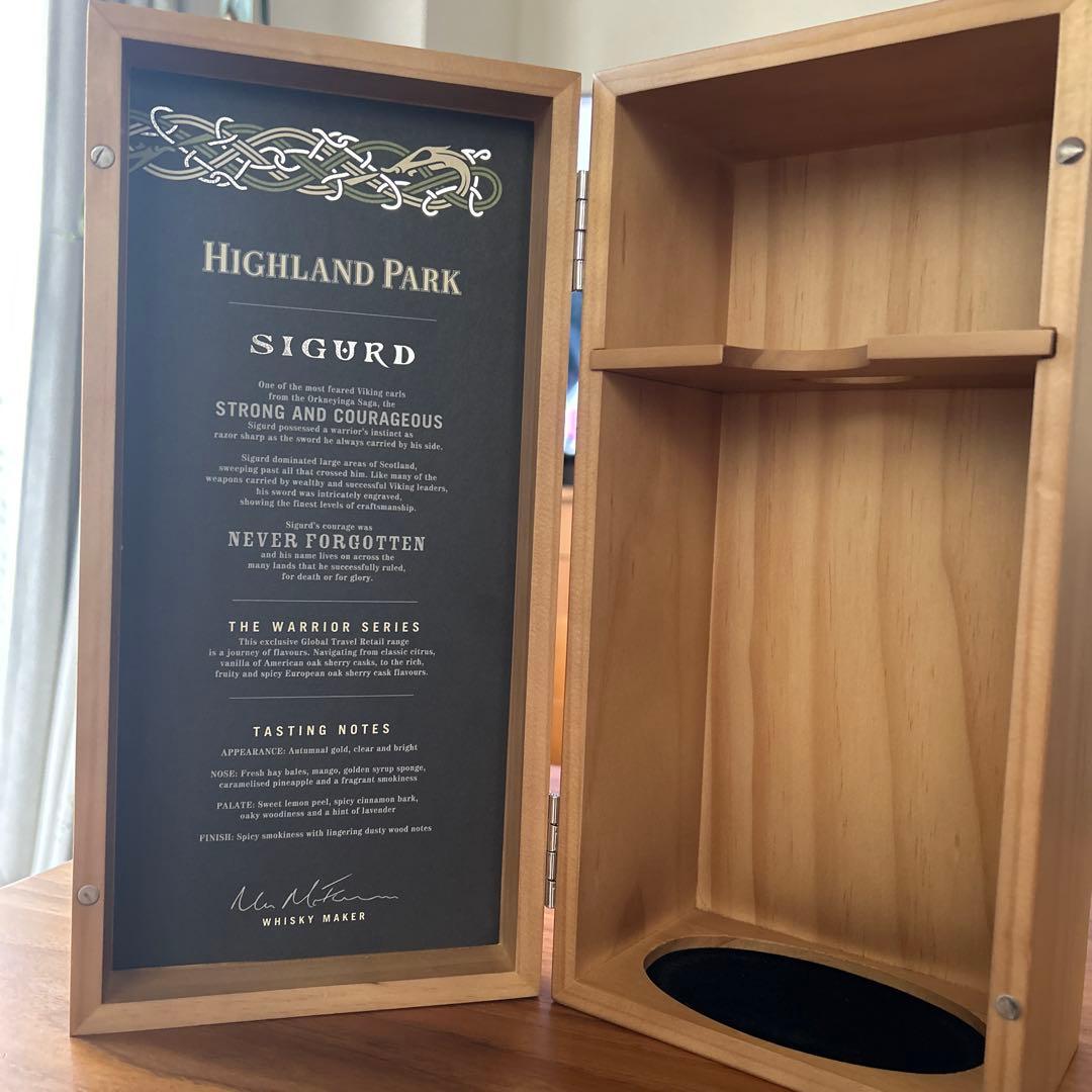 Highland Park Sigurd シングルモルトウイスキー空箱