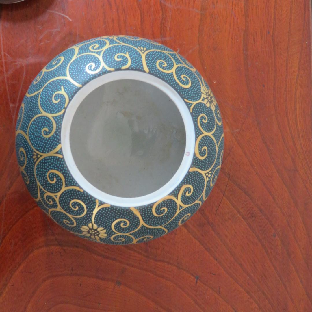 香炉 九谷 竹隆 青粒唐草 使用感あり 傷なし 茶道具 香道 - メルカリ