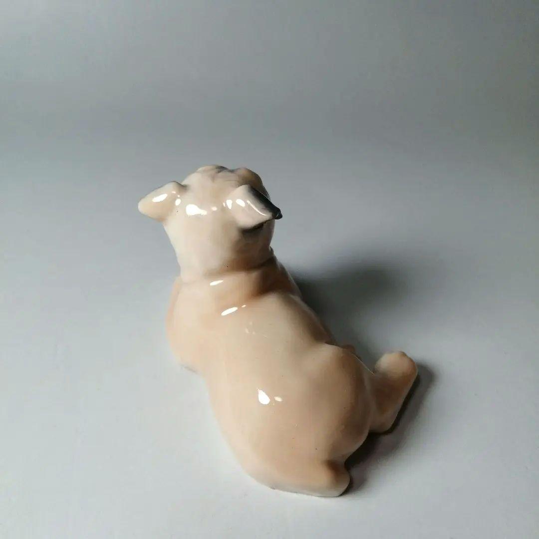ロイヤルコペンハーゲン　ボクサーフィギュリン犬　 12体のシリーズの１体で廃番品