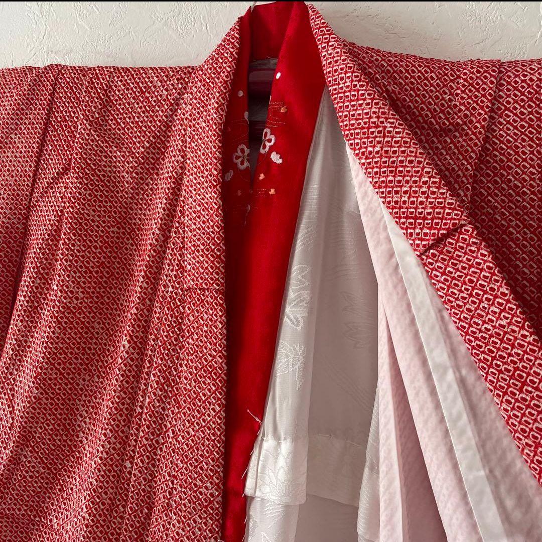 七五三用 赤い着物セット