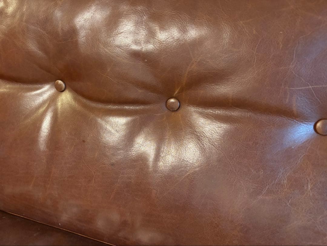 acme furniture grandview sofa ブラウンレザーソファ