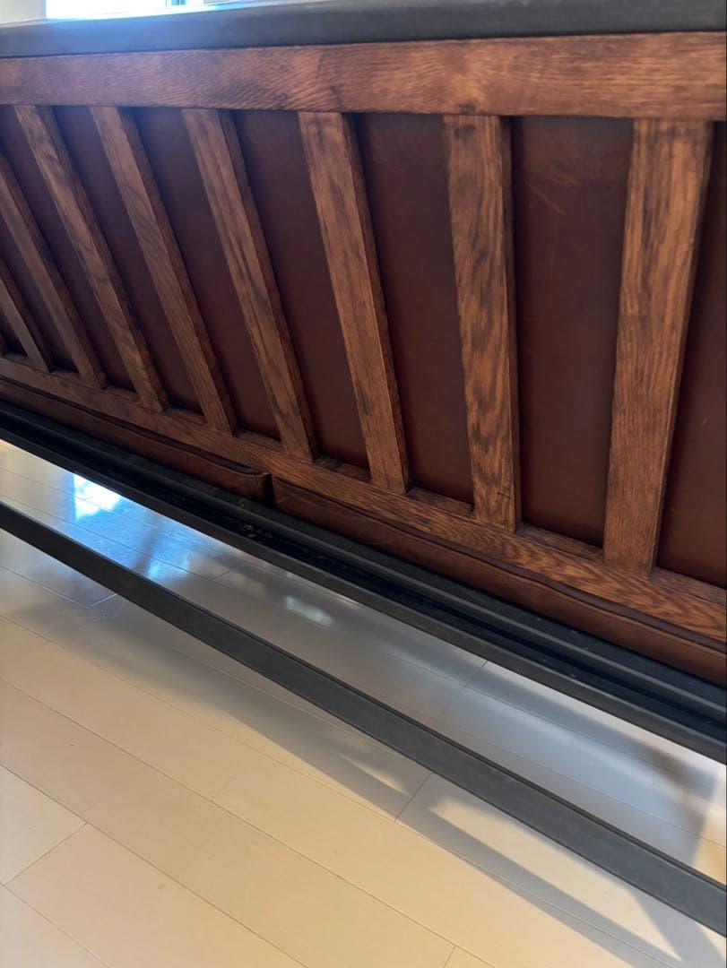 acme furniture grandview sofa ブラウンレザーソファ