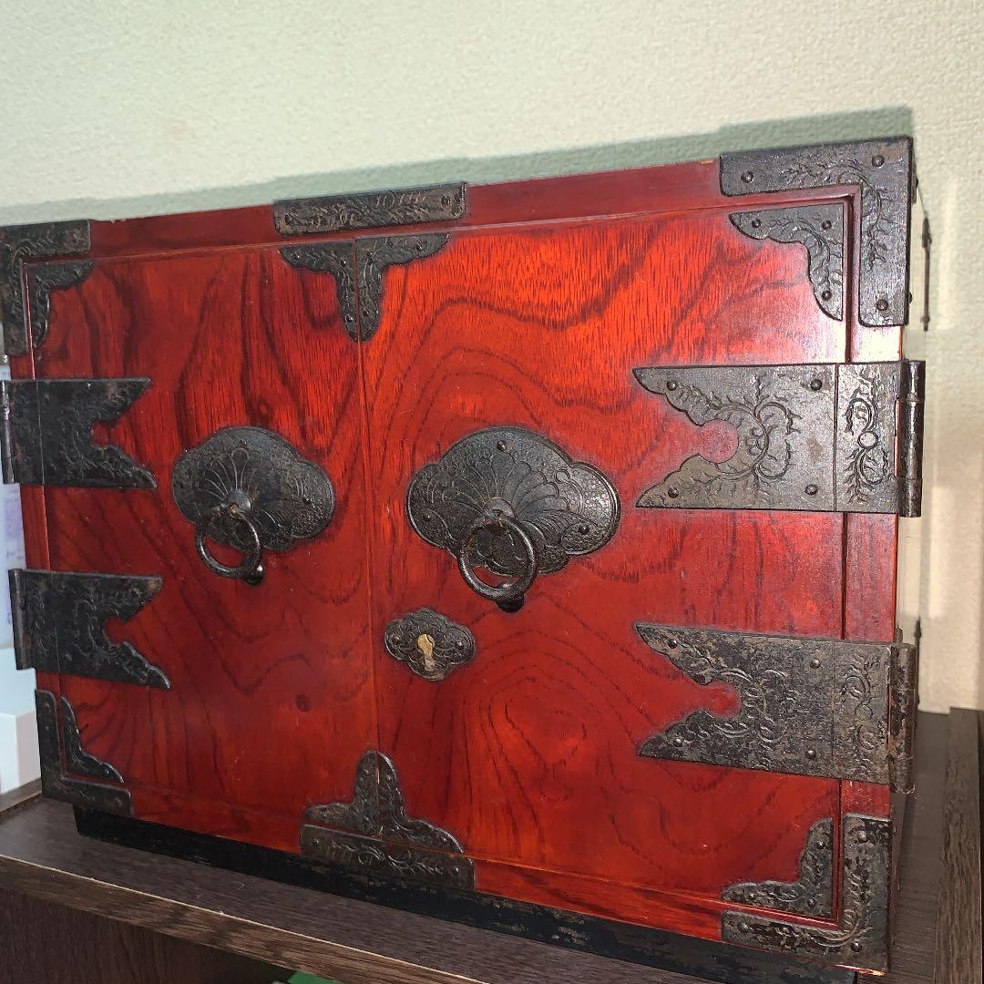 時代物　レアな小型舟箪笥。