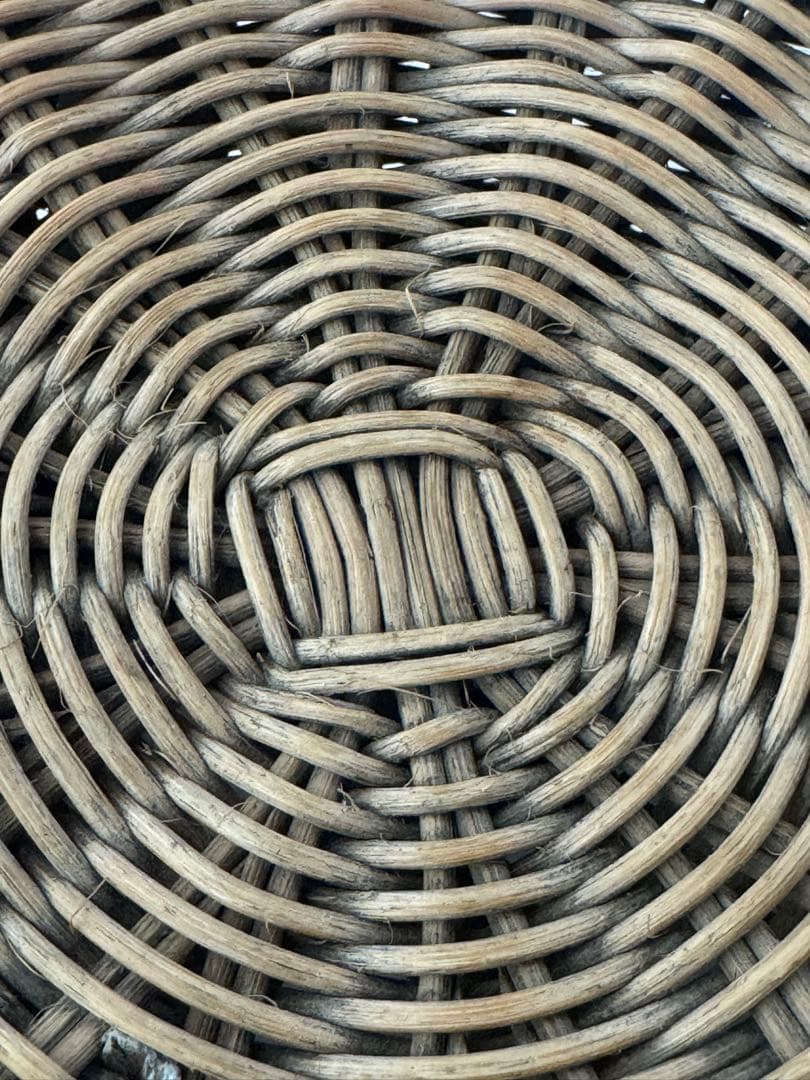 ヴィンテージ 民藝 ミッドセンチュリー スツール 籐編み ラタン椅子 インテリア