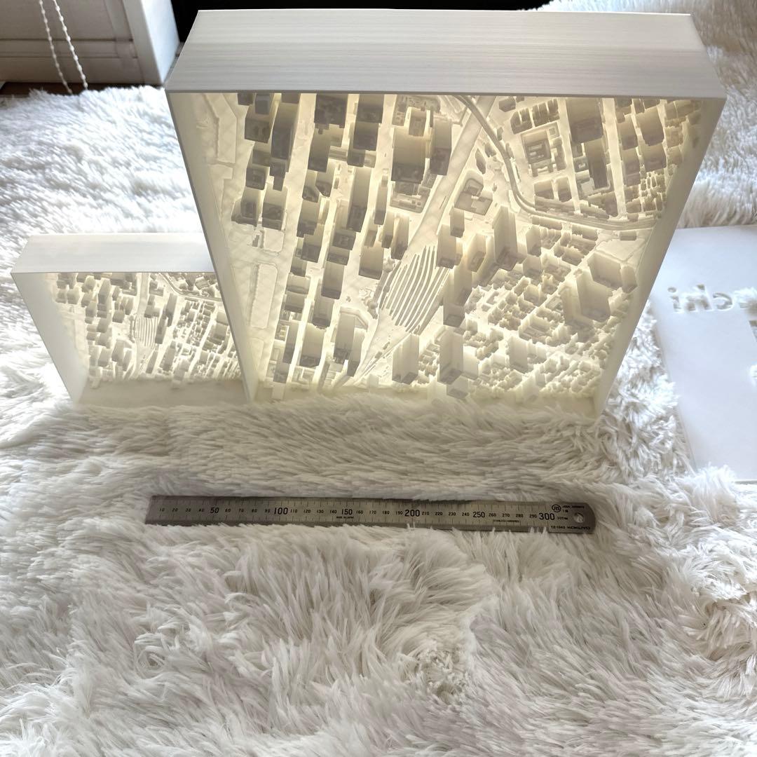 ★5千円値下中！東京駅周辺ビッグサイズ★精密都市模型 1/5000 3Dプリンタ