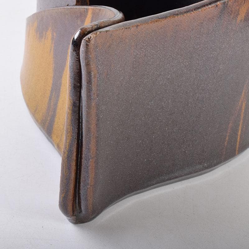 瀬戸焼 今野登志夫作 古瀬戸花器 共箱 V 7170C - メルカリ