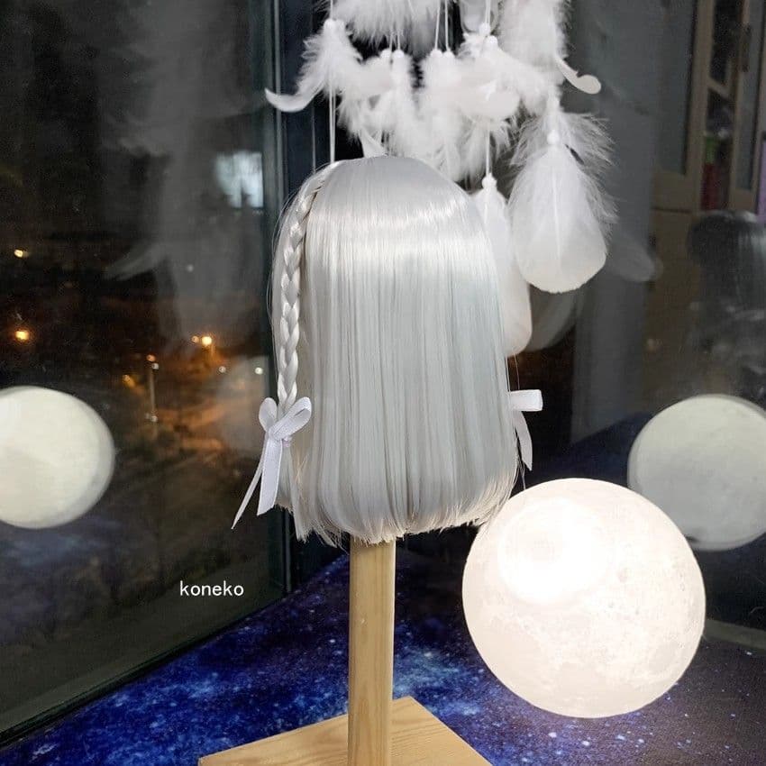 AX704 BJD 1/3 人形 ドール　用ウィッグ カツラ 耐熱 ハンドメイド