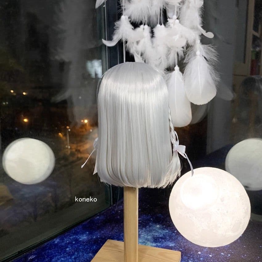 AX704 BJD 1/3 人形 ドール　用ウィッグ カツラ 耐熱 ハンドメイド