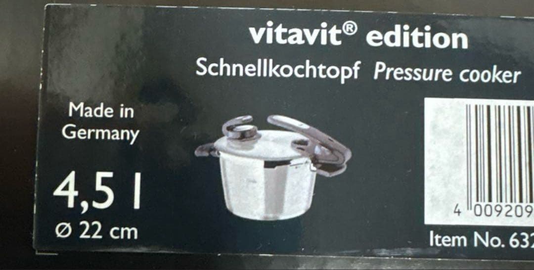 Fissler(フィスラー)圧力鍋 ビタビッド エディション 4.5L
