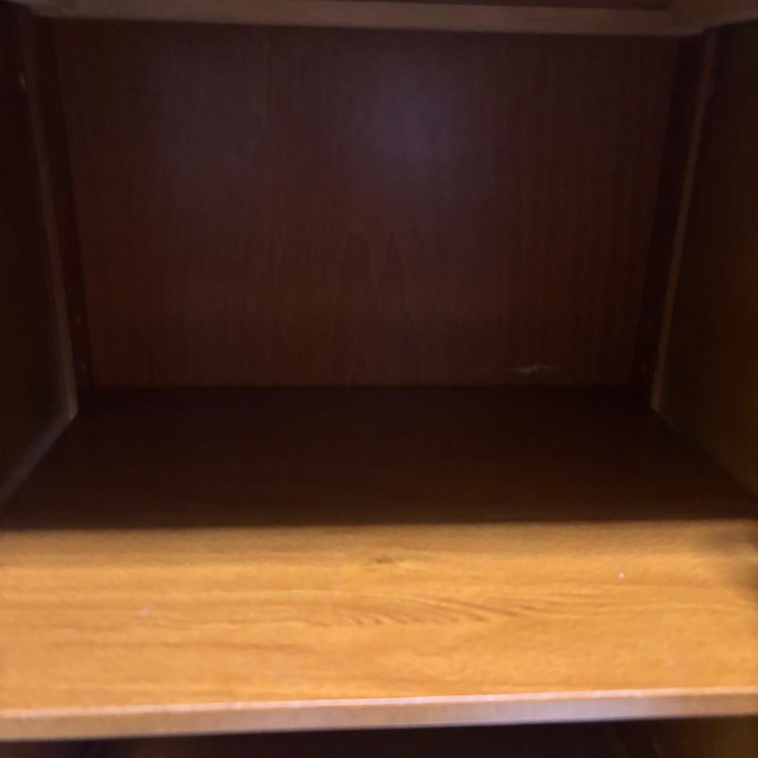 希少　karimoku カリモク オールドカリモク ラタン 籐 ミニキャビネット