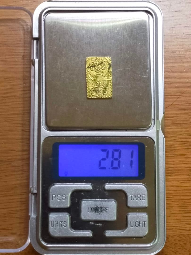 古銭 明治二分判金 別座 銀台? - メルカリ