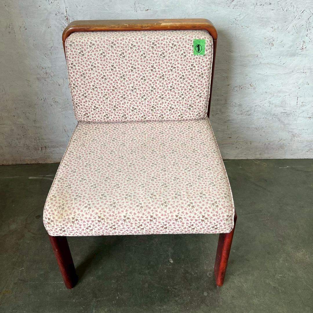 カリモク 1人掛けソファ ダイニングチェア ヴィンテージ家具 ① Y1954