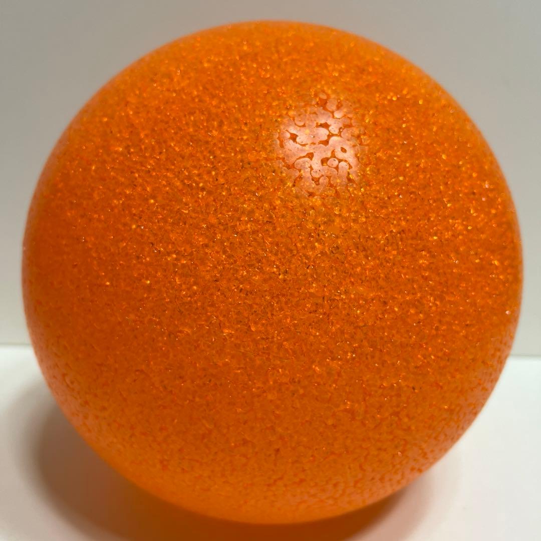 レトロ照明　東芝電球ペンダントライト　オレンジ球体　未使用　昭和　プラスチック