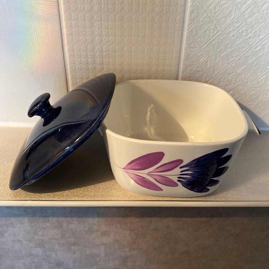 ロールストランド　ビンテージ　小鍋　ポット　ボウル　蓋　キャセロール　北欧