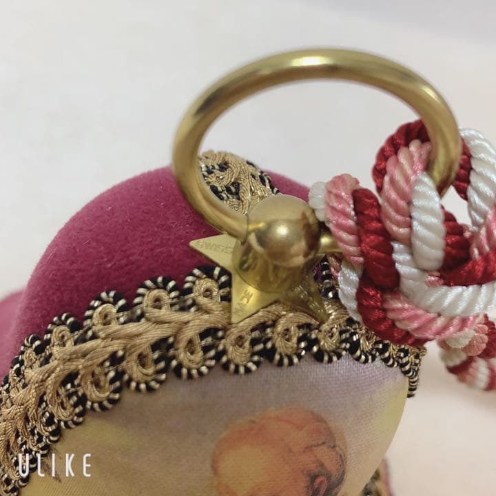 リュージュREUGE MUSICオルゴール　2001年　ワインレッド