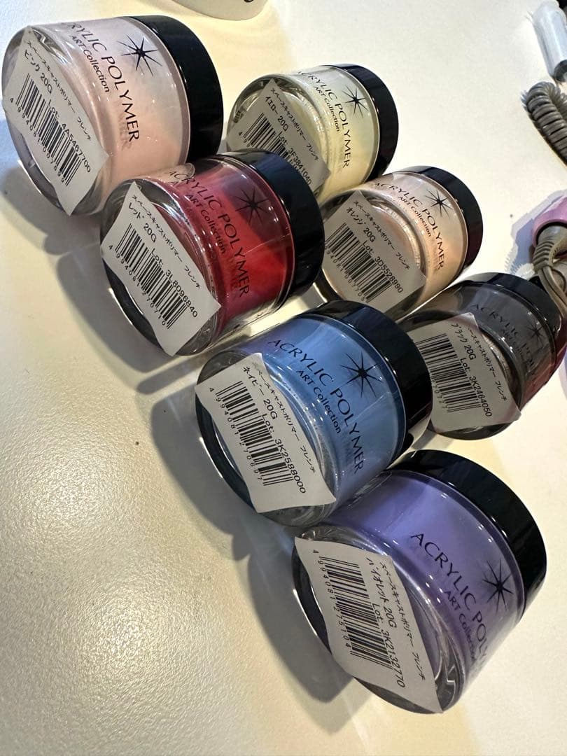 スペースネイルスペースキャストポリマーフレンチ スカルプパウダー