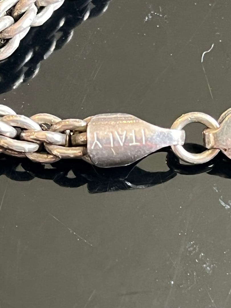 ターコイズ　ナンバー8 スターリングペンダントとチェーン